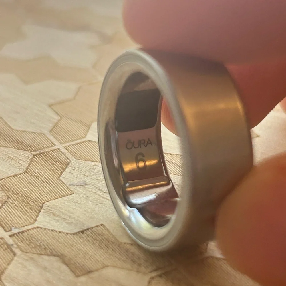 Oura Gen 4 Size 6 in Brushed Silver